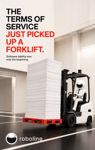 The terms of service just picked up a forklift