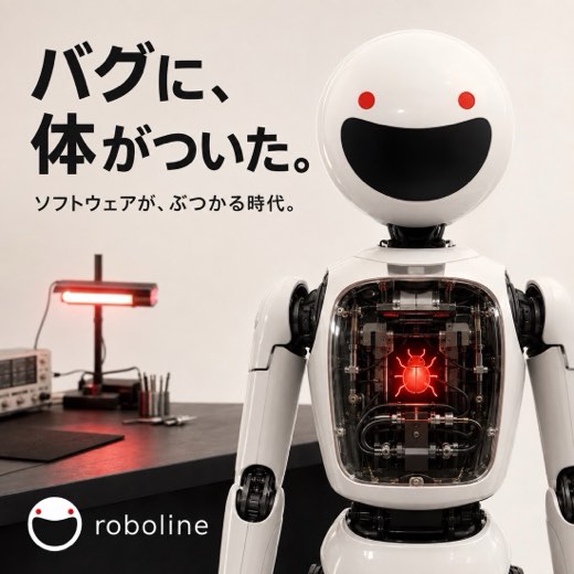 バグに、体がついた。