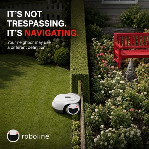 It's not trespassing. It's navigating.